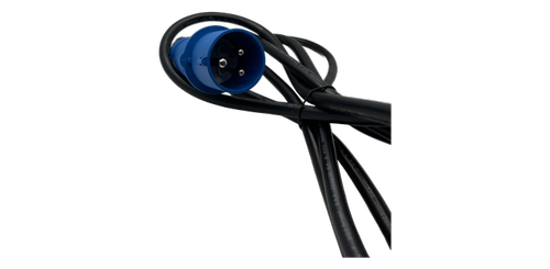 LinkIT 19" Strømskinne 8xCEE 7/4 3m amperemeter,  16A, black, IEC 60309 (LI-PDU8SBAMP-1U-3MB)