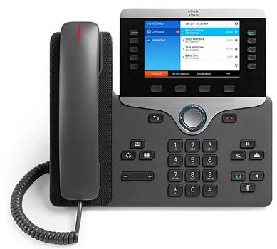 Cisco IP Phone 8841 - VoIP-telefon - SIP, RTCP, RTP, SRTP, SDP - 5 linjer (CP-8841-K9=)