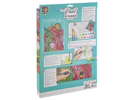 Grafix Paint By Number Unicorn Canvas-30x40cm (150055)