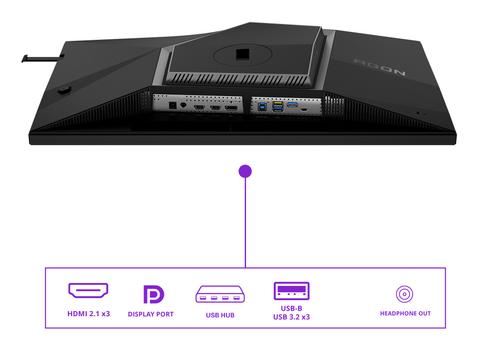 AOC AGON PRO AG6 27inch QHD 360Hz Fast IPS 1ms GtG NVIDIA GSync NVIDIA Pulsar USB hub HAS (AG276QSG2)