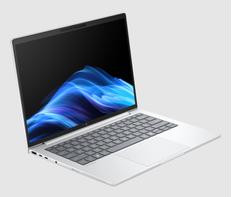 HP EliteBook 8 G1a AMD Ryzen AI 5 230 Laptop 35,6 cm (14") WUXGA 16 GB DDR5-SDRAM 512 GB SSD Wi-Fi 7 (802.11be) Windows 11 Pro AI PC Silber