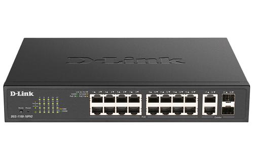 D-LINK 18-Port PoE+ Gigabit Smart  (DGS-1100-18PV2)