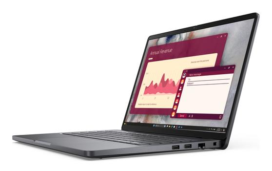 DELL Pro 14 PC14250 Intel Core 5 120U Laptop 35,6 cm (14") Full HD+ 16 GB DDR5-SDRAM 512 GB SSD Wi-Fi 6E (802.11ax) Windows 11 Pro Deutsch Schwarz (C0VHH)