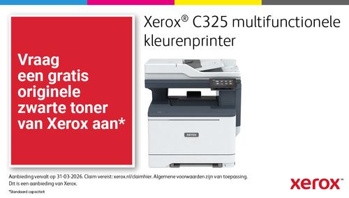 XEROX C325 A4 33ppm Wireless Duplex Copy/ Print/ Scan/ Fax PS3 PCL5e/6 2 Trays Total 251 Sheets (C325V_DNI)