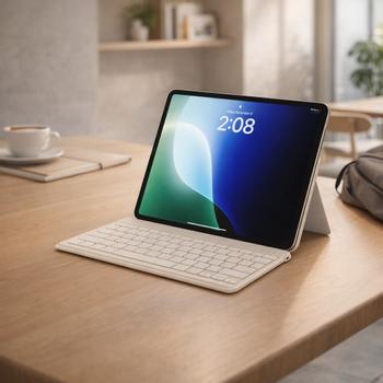 SATECHI OntheGo Bluetooth Keyboard with Stand - three-device connectivity,  Nordic layout, silent typing, USB-C - Sand color (ST-KOTGW-ND)