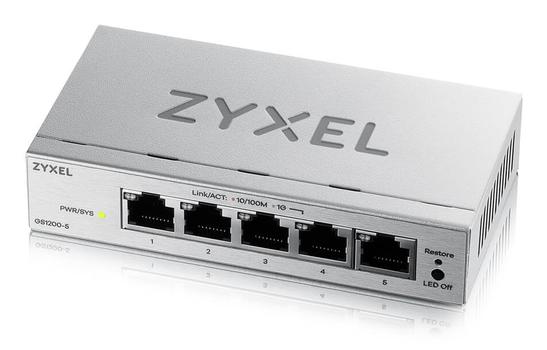 ZYXEL GS1200-5 v3, 5 Port Gigabit   (GS1200-5V3-EU0101F)