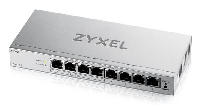 ZYXEL GS1200-8HP v3, 8 Port Gigabit  (GS1200-8HPV3-EU0101F)