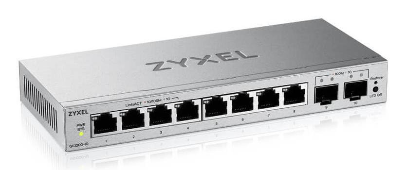 ZYXEL GS1200-10 v3, 8 Port Gigabit,  (GS1200-10V3-EU0101F)