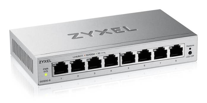 ZYXEL GS1200-8 v3, 8 Port Gigabit  (GS1200-8V3-EU0101F)