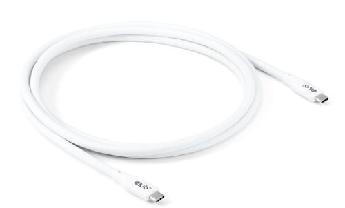CLUB 3D Usb C Cable White (CAC-3001)