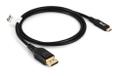 CLUB 3D USB Type-C to DisplayPort DP80 Bidirectional Vesa Certified Cable 1m