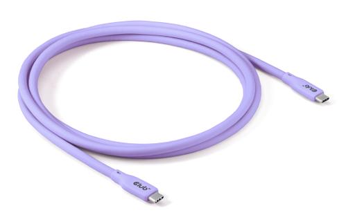CLUB 3D Usb C Cable Purple (CAC-3004)