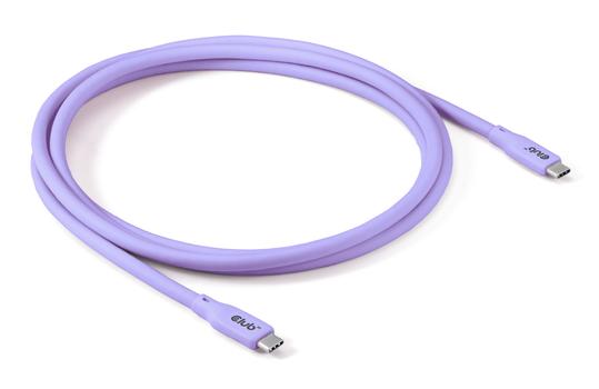 CLUB 3D Usb C Cable Purple (CAC-3004)