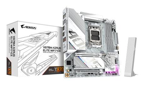 Gigabyte X870M Aorus Elite Wifi7 Ice  (X870M A ELITE WF7 ICE)