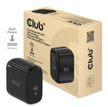 CLUB 3D Travel Charger 65W Gan (CAC-1905EU)