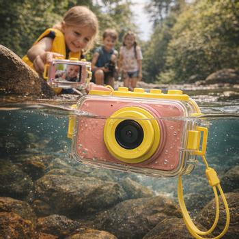 myFirst Camera 2 - Kids' camera with easy use and durable design - Pink (FC2001SA-PK01)