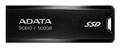A-DATA SC610 500GB Pocket Size External SSD, USB Retractable Design
