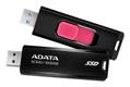 A-DATA SC610 1TB Pocket Size External SSD, Retractable Design, (SC610-1000G-CBK/RD)