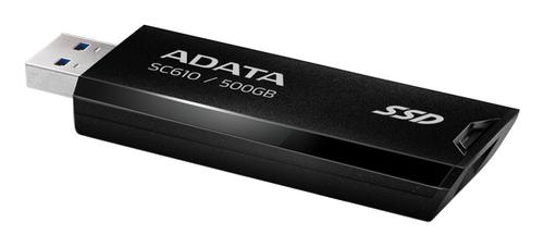 A-DATA SC610 - USB flashdrive - 500 GB (SC610-500G-CBK/RD)