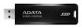 A-DATA SC610 1TB Pocket Size External SSD, Retractable Design, (SC610-1000G-CBK/RD)