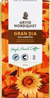 ARVID NORDQUIST Kaffe ARVID N Gran Dia filtermalt 500g (1231)