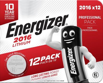 ENERGIZER Batteri ENERGIZER Lithium CR2016 (12) (7638900453836)