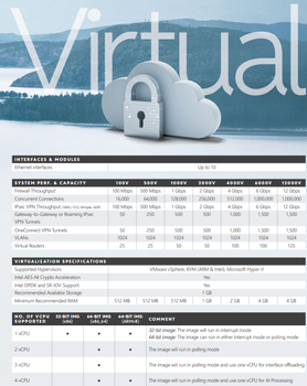 CLAVISTER NetWall 500V NGFW Enhanced Services, Monthly (NW-500V-NGFW-EN1)