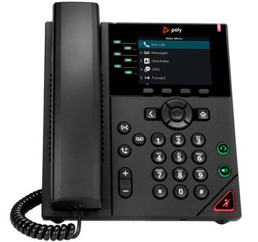 POLY VVX 350 6 Line Desktop IP Phone (2200-48830-025)