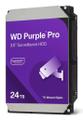WESTERN DIGITAL WD Purple Pro WD241PURP - Hard drive - 24 TB - surveillance, smart video - internal - 3.5" - SATA 6Gb/s - 7200 rpm - buffer: 512 MB
