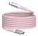 VERBATIM Sync & Charge USB-C to USB-C 60W Magnetic 120 cm - Pink (31853)