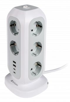 VERBATIM EU Power Tower EUPT-01 11xAC  (49547)