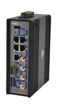 AMG Industrial Managed 4G Router, (AMG750-1G-4GAT-1U4-P120)