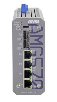AMG Industrial Managed Switch, 4x  (AMG570-4GAT-2S-P120)