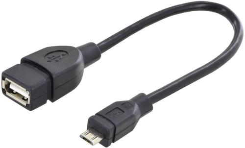 RASPBERRY PI USB A to Micro USB Cable 8CM  (SC0727)