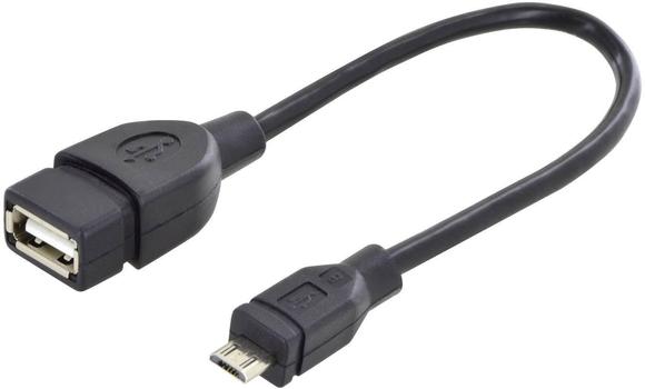 RASPBERRY PI USB A to Micro USB Cable 8CM  (SC0727)