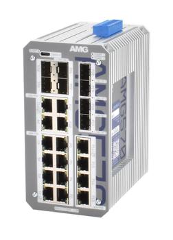 AMG Industrial Managed Switch 16x (AMG570-16G-8S)