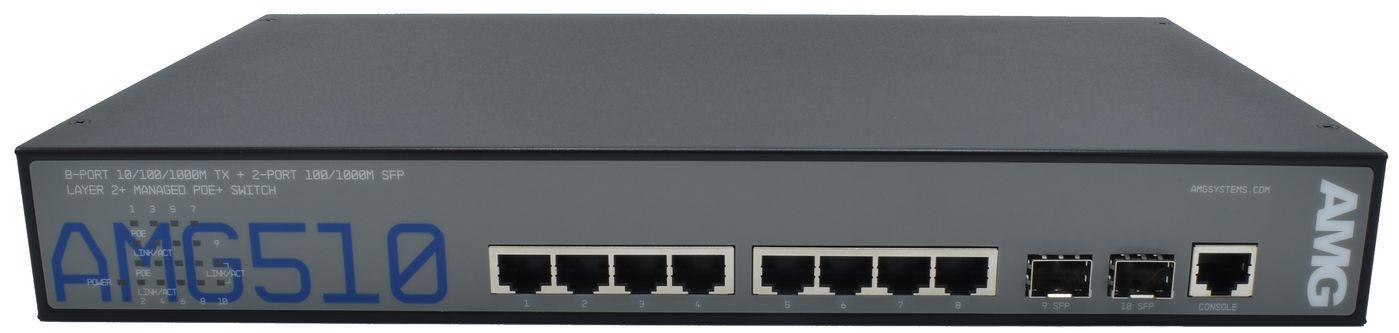 AMG Commercial Managed Switch, 8 (AMG510-8GAT-2S-P210-UK)