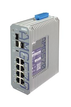 AMG Industrial Managed Switch, 8x (AMG570-4GBT-4G-3S-P190-LV)