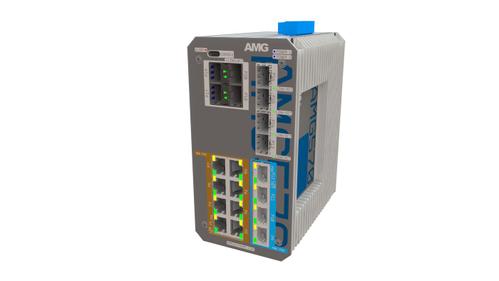 AMG Industrial Managed Switch 12x (AMG570-4GBT-8GAT-8S-P360)