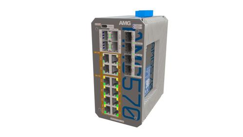 AMG Industrial Managed Switch 12x (AMG570-12GAT-8S-P360)