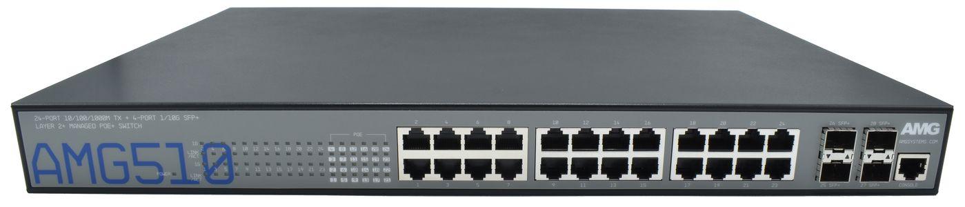 AMG Commercial Managed Switch,  (AMG510-24GAT-4XS-P460-UK)
