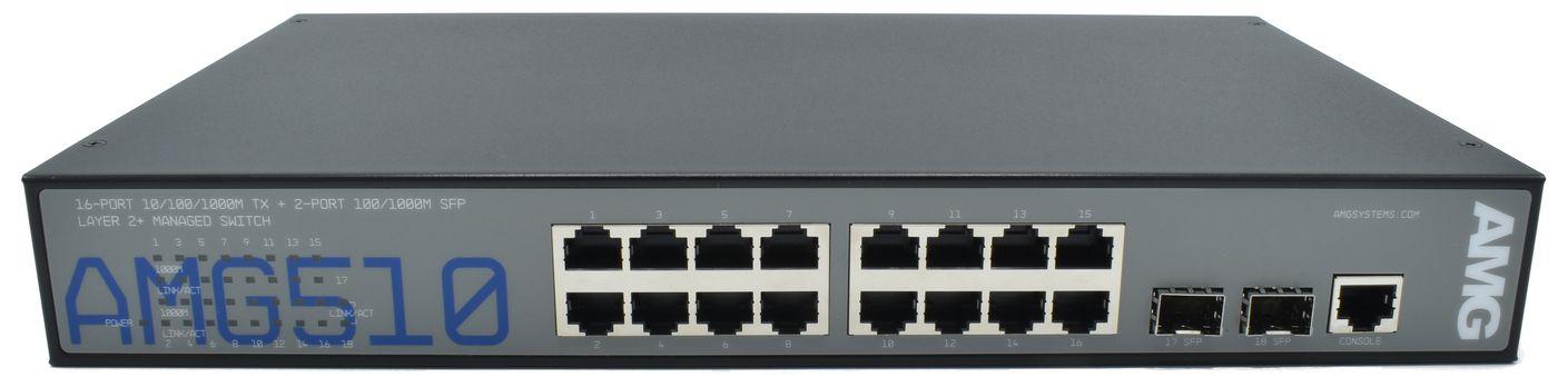 AMG Commercial Managed Switch, 16 (AMG510-16G-2S-EU)