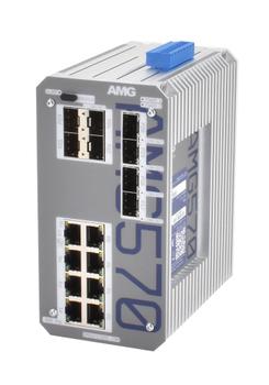 AMG Industrial Managed Switch 8x (AMG570-8G-8S)