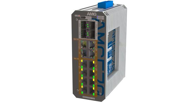 AMG Industrial Managed Switch 12x (AMG570-12GAT-4S-P360)