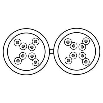 BELDEN Category 5e Cable, 2 x 4 (1667E.00305)