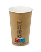 GUILLIN Kaffebæger Ø89x132mm 40cl brun 50stk