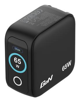 VERBATIM Mini GaN Charger 3-port 65W with Display (30238)