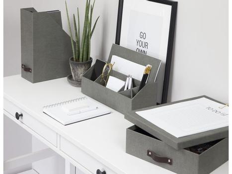 Bigso Box Tidsskriftsamler BIGSO Estelle grå (5911C6449LEA648)