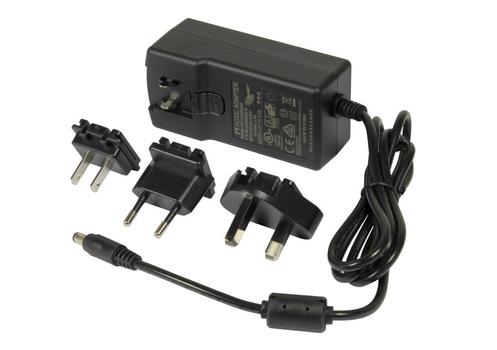 ALLNET Ersatznetzteil 12V/5A EU Type schwarz mit Adapter EU,US,UK (ALL-PSU12V5A-EUUSUK)