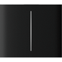AJAX Homeautomation Zubehör LightSwitch CenterButton (2-gang) horizontal *schwarz*